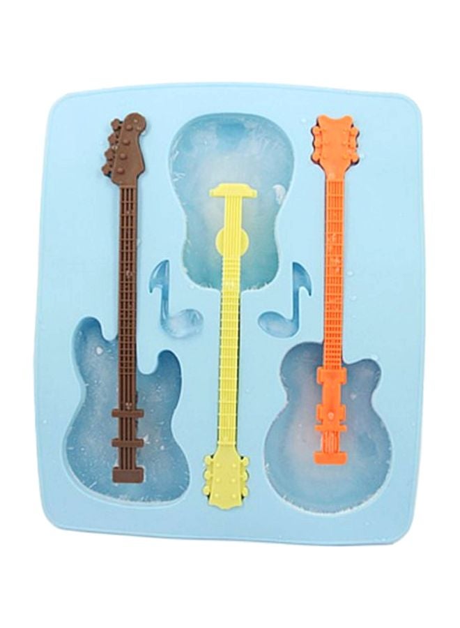 HDE Guitar Shaped Chocolate Mold blue 9.5x7.6x1.2inch - Image 4