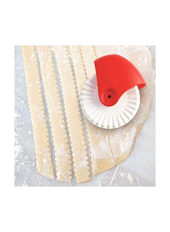 Talisman Designs Pastry Wheel Cutter White/Red 3x2x4inch - Image 3