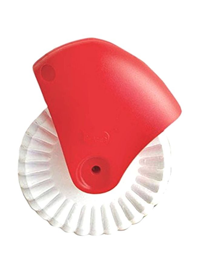 Talisman Designs Pastry Wheel Cutter White/Red 3x2x4inch - Image 1