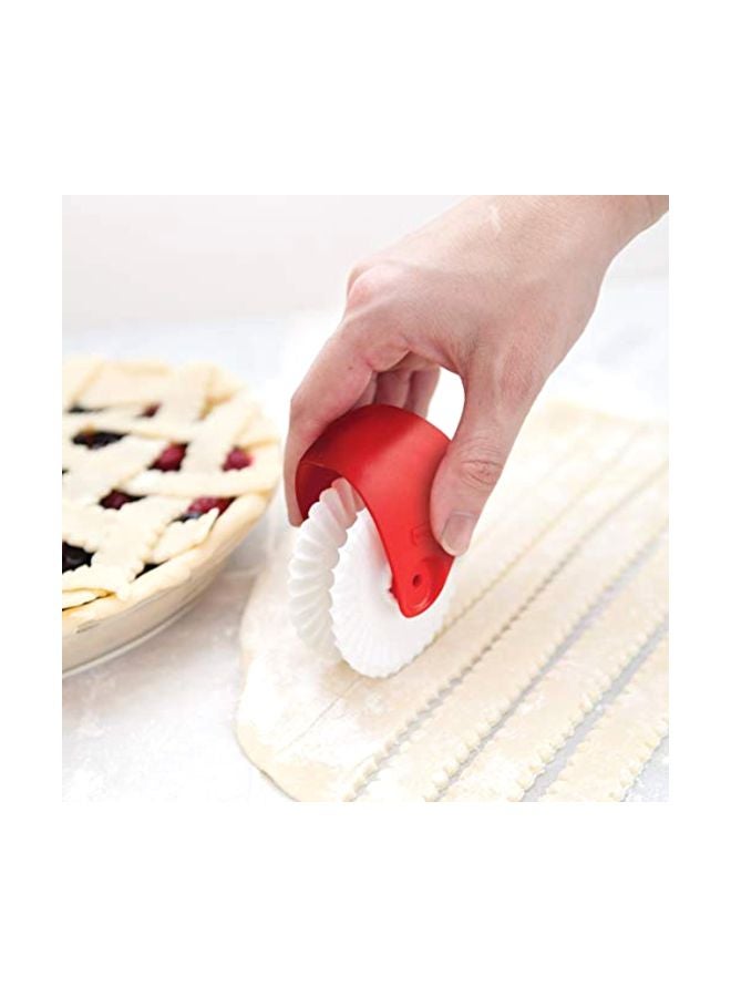 Talisman Designs Pastry Wheel Cutter White/Red 3x2x4inch - Image 4