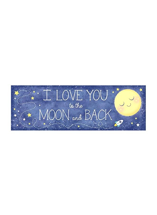 CREATIVE CONVERTING Moon and Back Giant Party Banner 322272  - Image 1