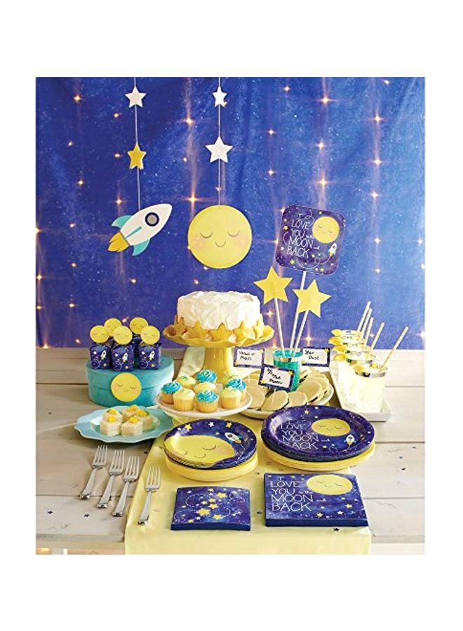 CREATIVE CONVERTING Moon and Back Giant Party Banner 322272  - Image 2