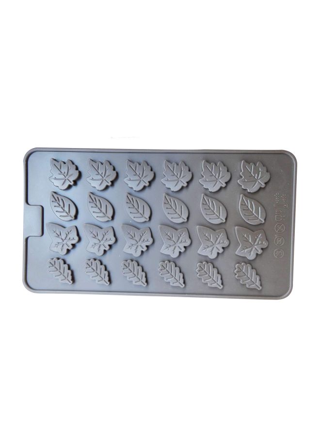 Leaf Shaped Silicone Mold Grey 8.2x4.8x0.6inch - v1580982217/N34315113A_4