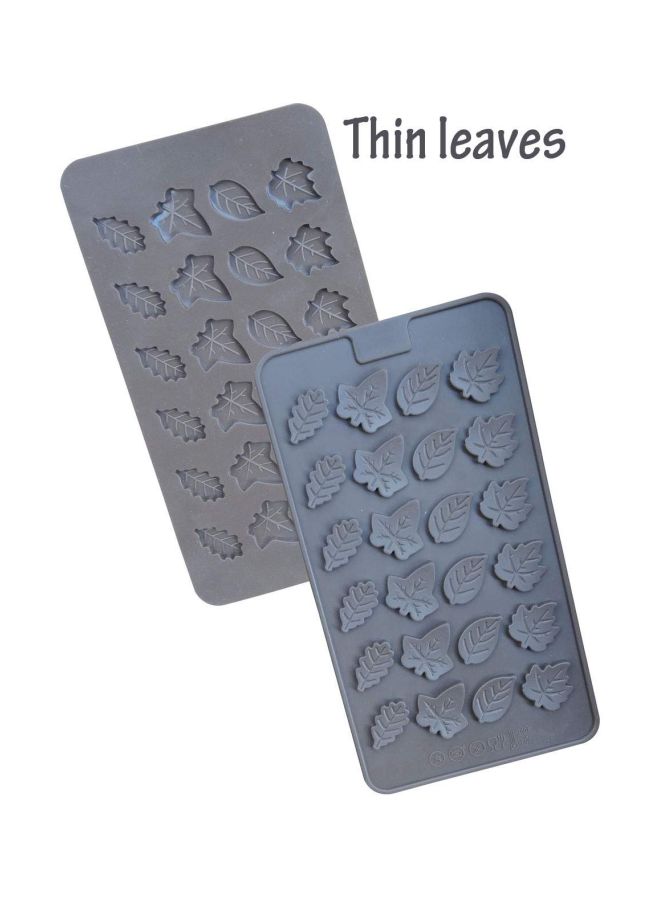 Leaf Shaped Silicone Mold Grey 8.2x4.8x0.6inch - v1580982217/N34315113A_5