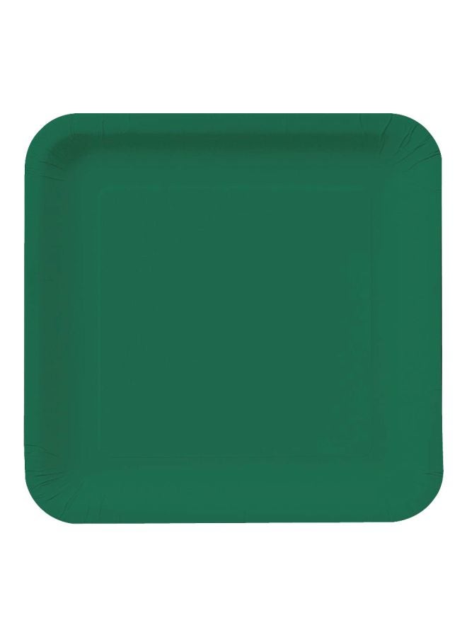 CREATIVE CONVERTING 18-Piece Square Paper Lunch Plate Set 453262 