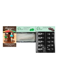 Liquor Bottles Chocolate Candy Mould Kit Clear 3.75x6.25inch