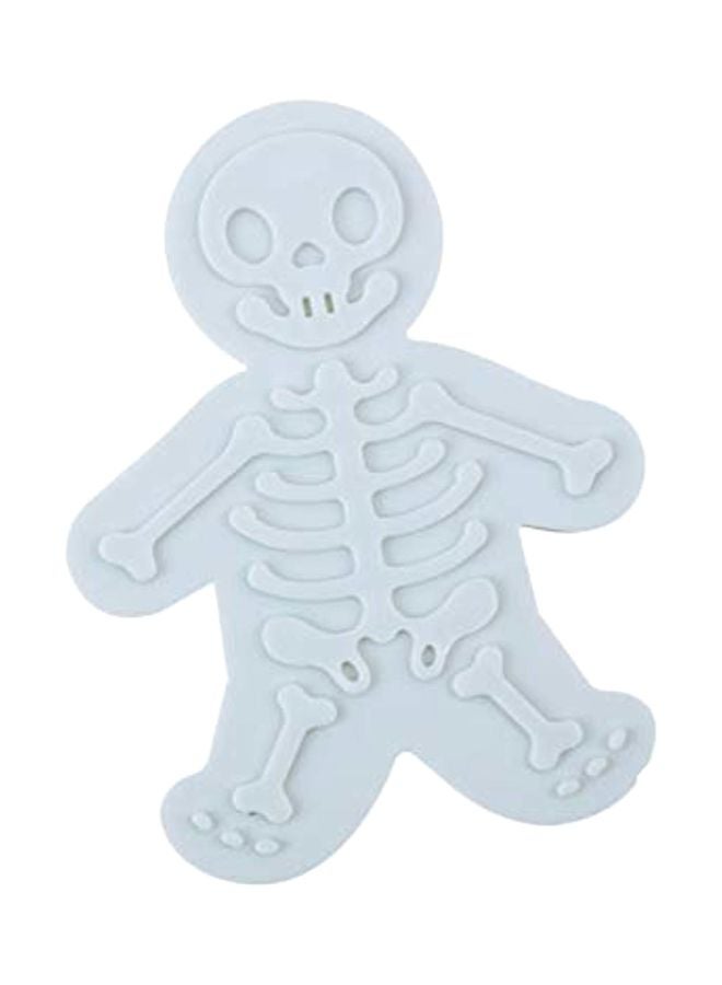 PalkSky Skeleton Themed Cookie Stamper White 7x4.1x0.8inch  - Image 1