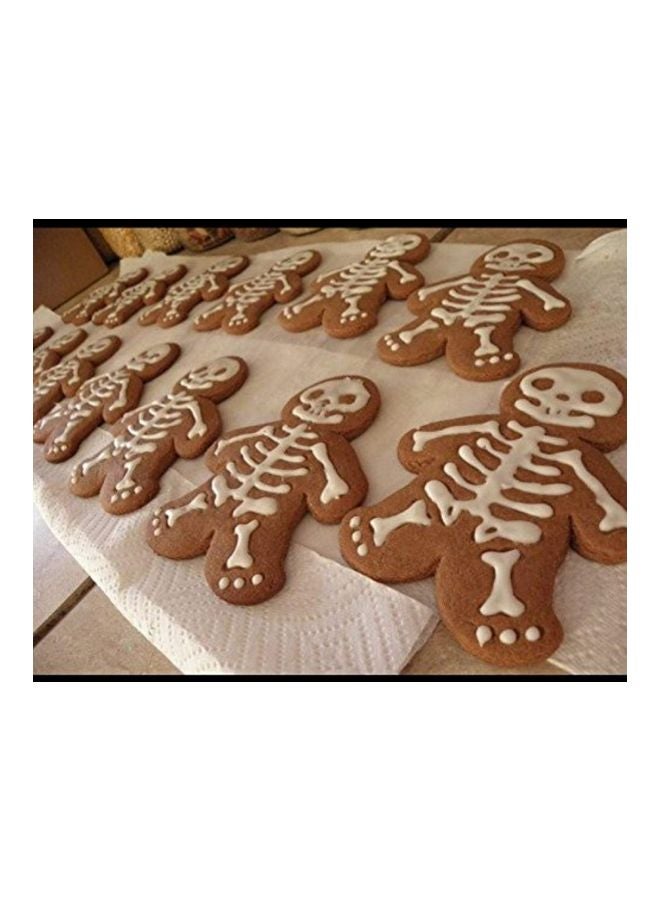 PalkSky Skeleton Themed Cookie Stamper White 7x4.1x0.8inch  - Image 3