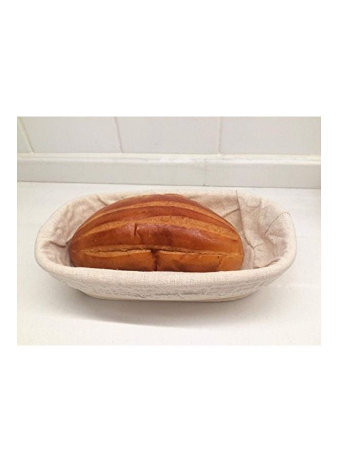eoocvt Rattan Bread Serving Basket Beige 9.8x5.9x3.1inch  - Image 5