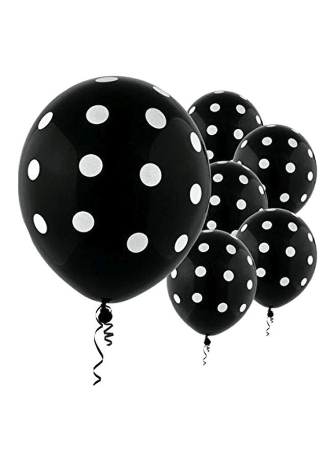 أمسكان مجموعة بالون لاتكس بتصميم منقط مكونة من 6 قطع طراز 115700.1 12بوصة