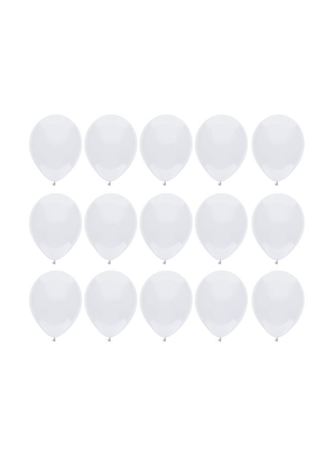 PartyMate 15-Piece Solid Latex Balloon Set 72122 - Image 1