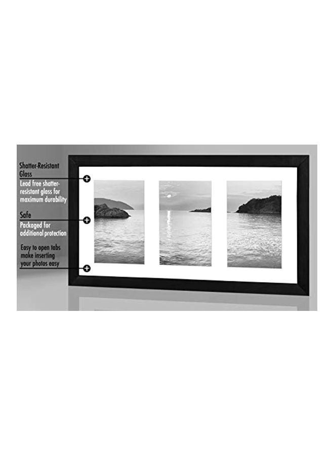 Americanflat - Collage Picture Frame Black/White 8x16inch - Image 1
