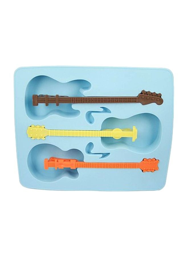 HDE Guitar Shaped Chocolate Mold blue 9.5x7.6x1.2inch - Image 5