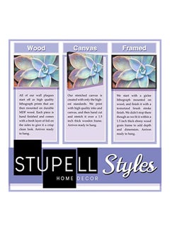 Stupell Industries Decorative Wall Painting Blue/Purple/White 11x1.5x14inch  - Image 3