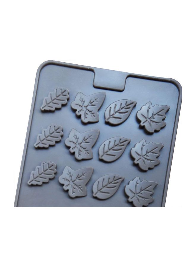 Leaf Shaped Silicone Mold Grey 8.2x4.8x0.6inch - v1580983944/N34315113A_2