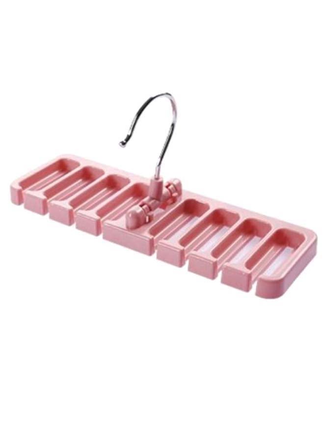 Generic Belt Rack Hanger Pink 22.7 x 7.5centimeter  - Image 1