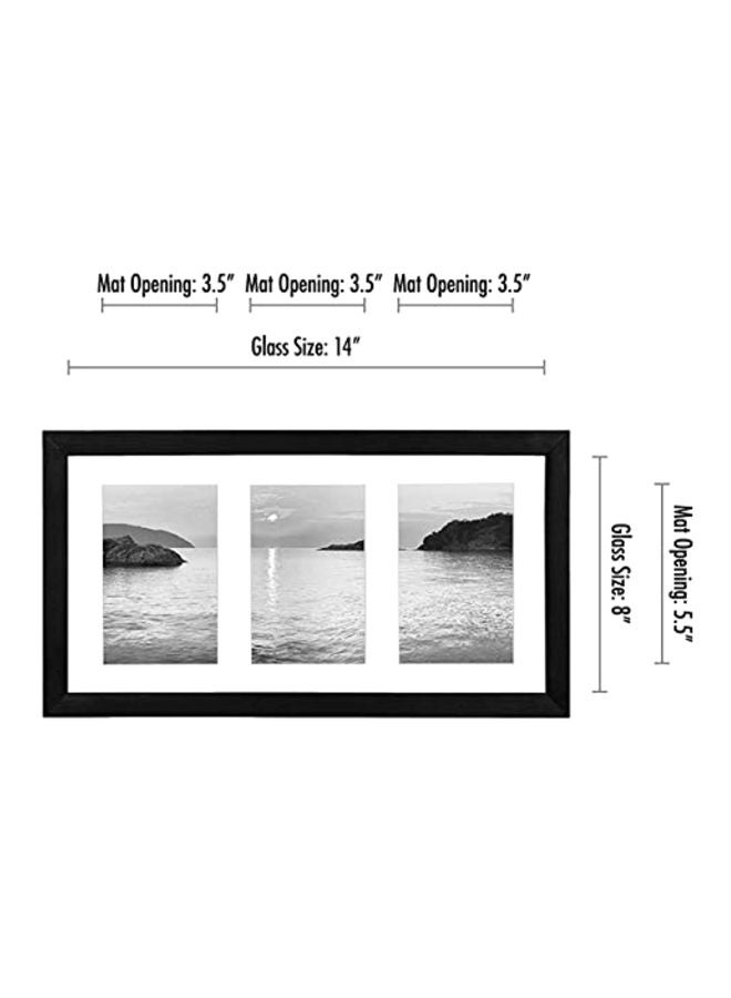 Americanflat - Collage Picture Frame Black/White 8x16inch - Image 1