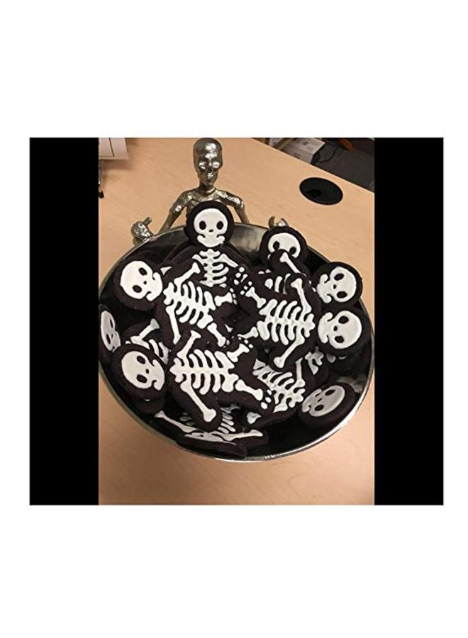 PalkSky Skeleton Themed Cookie Stamper White 7x4.1x0.8inch  - Image 2