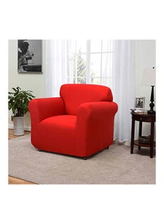 Madison Stretch Jersey Chair Slipcover Red 11x2x11inch 