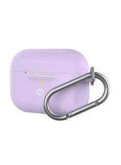 Silicone Case With Carabiner For Apple AirPods Pro Purple