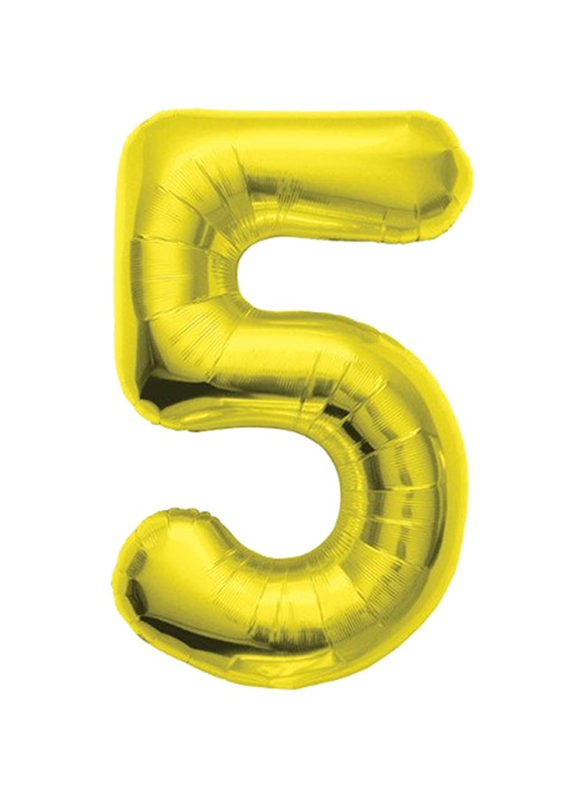 North Star Numeric 5 Foil Balloon 295105 34inch - Image 1