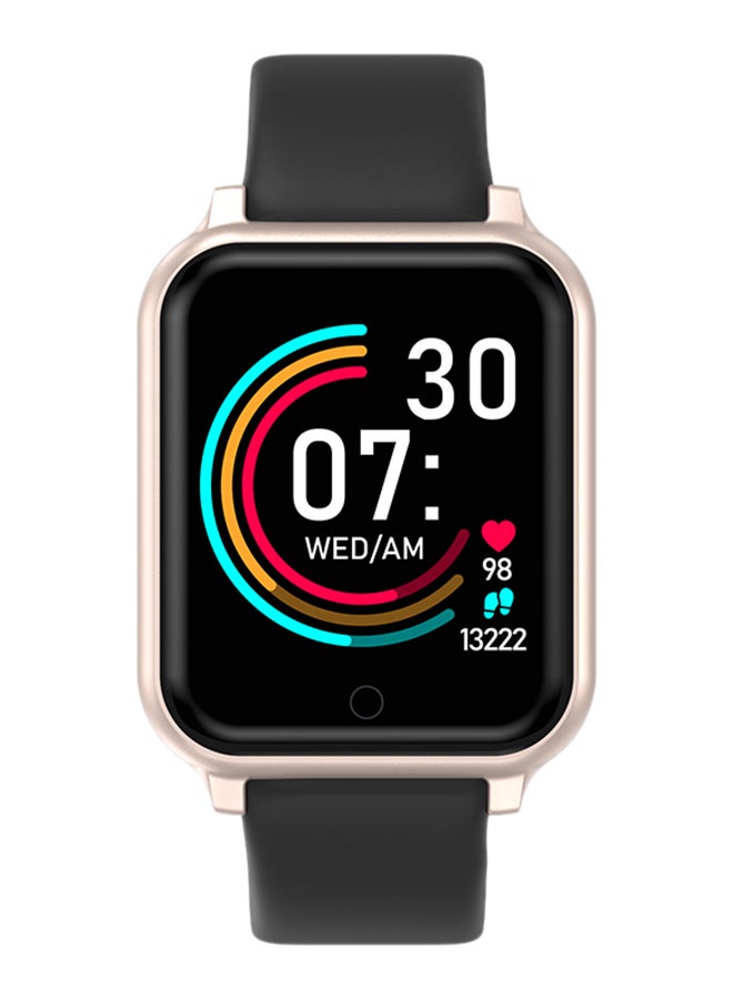 LIXADA T70 Bluetooth Heart Rate Monitor Smart Watch Gold/Black  - Image 1