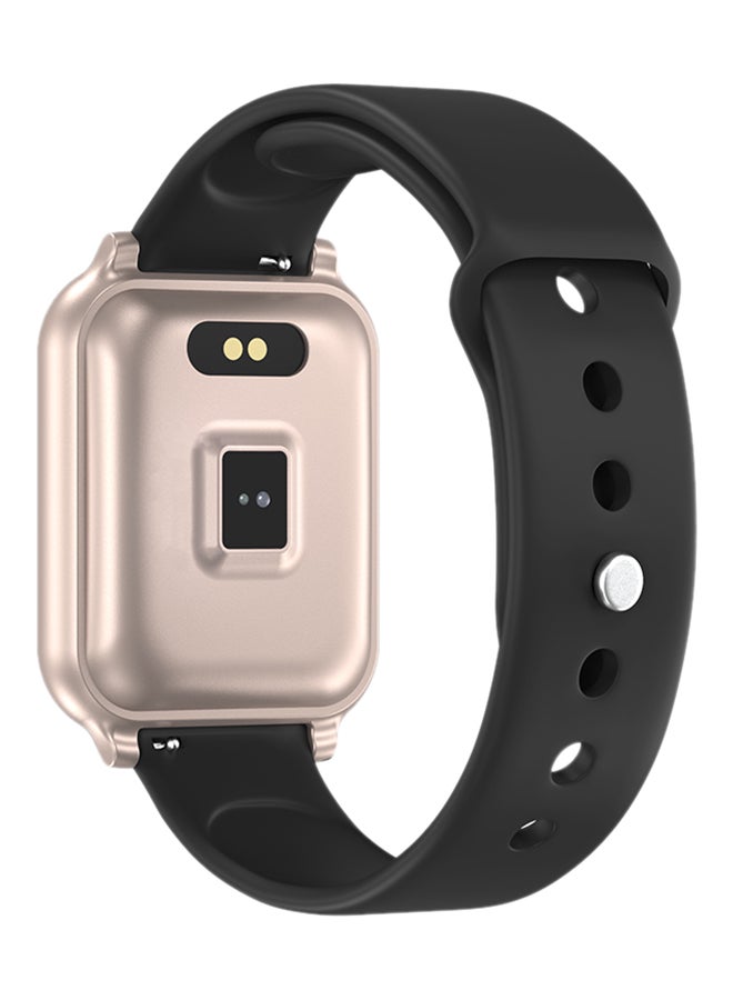 LIXADA T70 Bluetooth Heart Rate Monitor Smart Watch Gold/Black  - Image 2