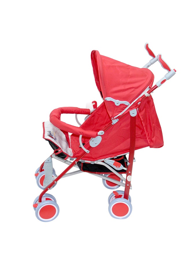 Comfortable Folding Travel Baby Stroller With Adjustable Canopy And Foot Rest