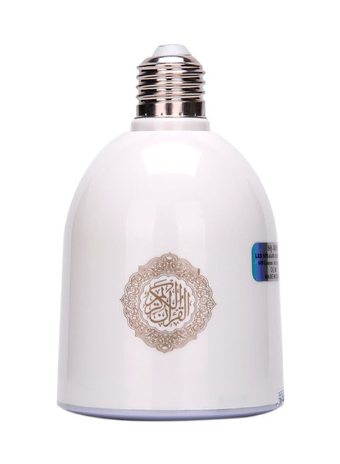 LED Light Bulb Bluetooth Remote Control Loudspeaker E27 White