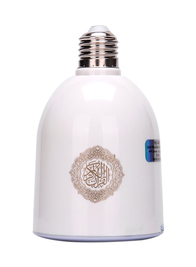 Generic - LED Light Bulb Bluetooth Remote Control Loudspeaker E27 White - Image 1
