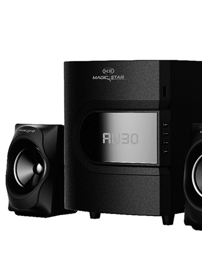 Magic Star 2.1 Channel Multimedia Speaker BB202 Black  - Image 3