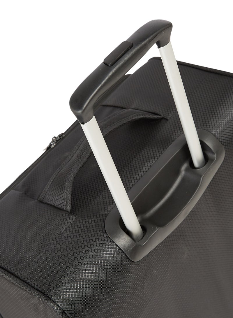 Regency Ultra-light Softside 3 Piece Luggage Trolley Set Black - Image 5