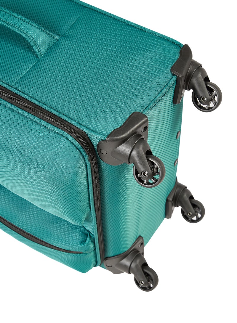 Regency - Ultra-light Softside 3 Piece Luggage Trolley Set Dark Green - Image 1