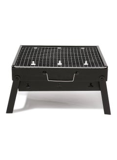 Generic Portable Barbeque Charcoal Grill Black/Silver 440x308x70mm  - Image 2