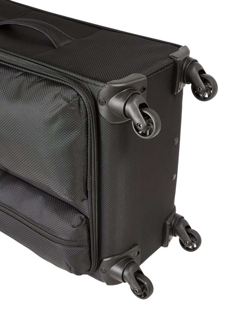 Regency - Softside Small Check in Luggage Trolley Black - Image 1