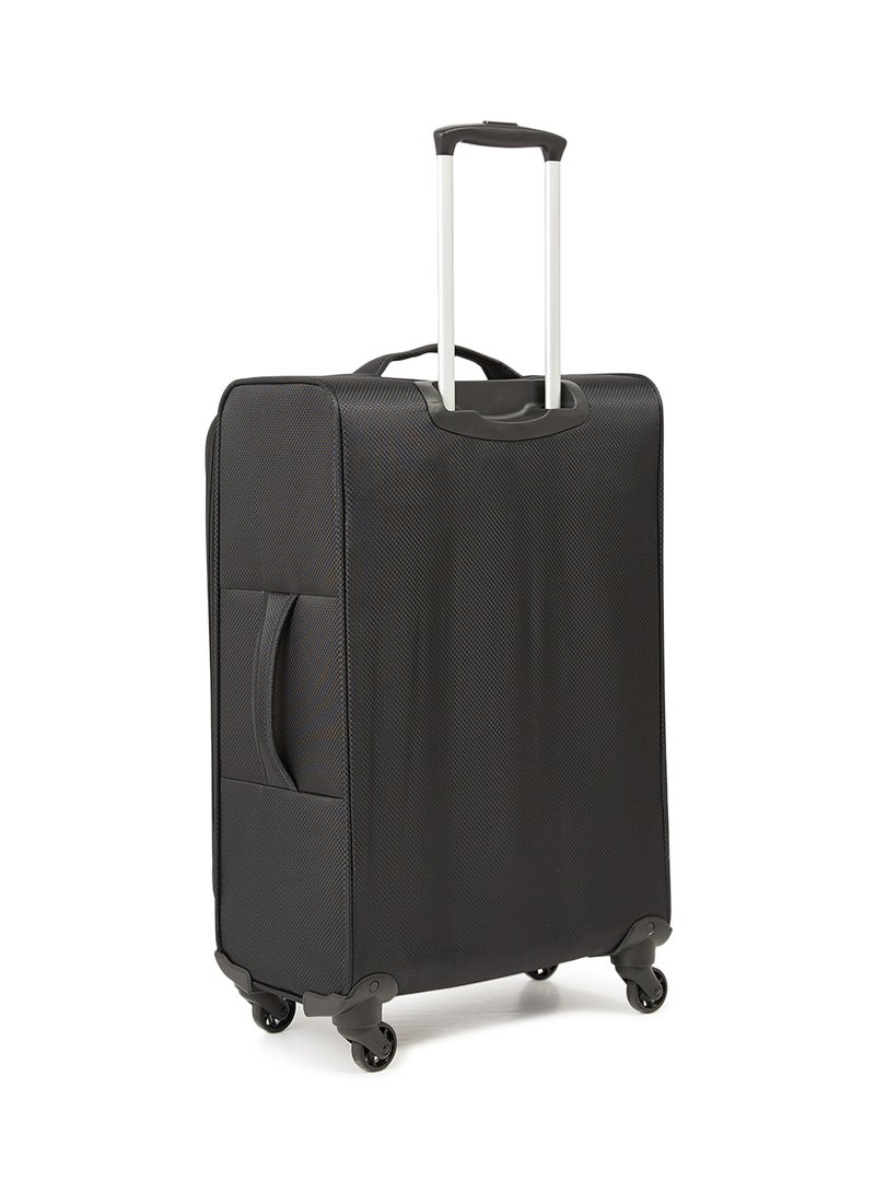 Regency - Softside Small Check in Luggage Trolley Black - Image 1
