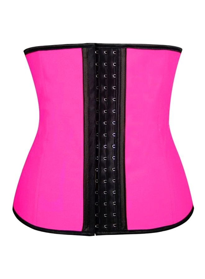 Polyester Corset Pink/Black - Image 1