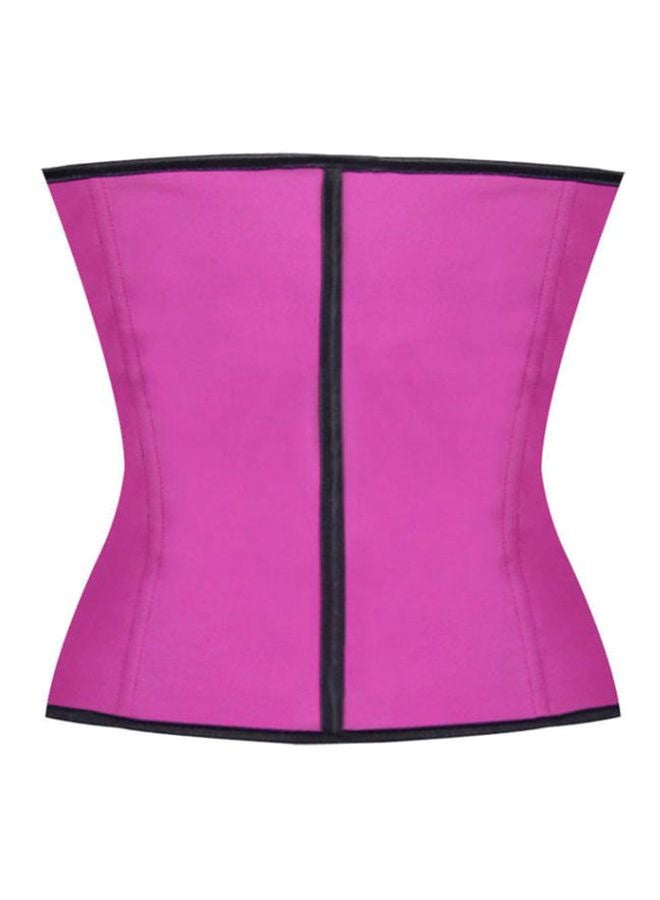 Polyester Corset Pink/Black - Image 2