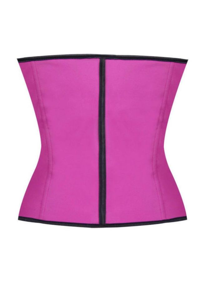 Polyester Bustiers Corset Pink/Black  - Image 2