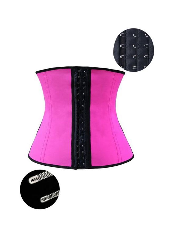 Polyester Bustiers Corset Pink/Black  - Image 3