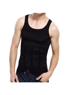 SLIM'N LIFT Round Neck Vest Black  - Image 1
