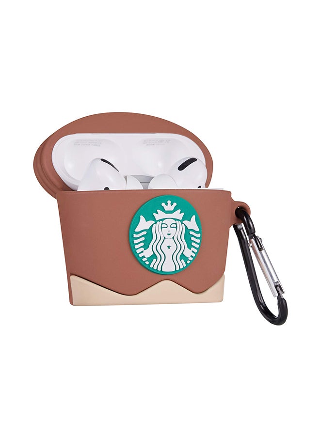 Aimax Cartoon Case Cover For Apple AirPods Pro Brown/White/Green  - Image 2