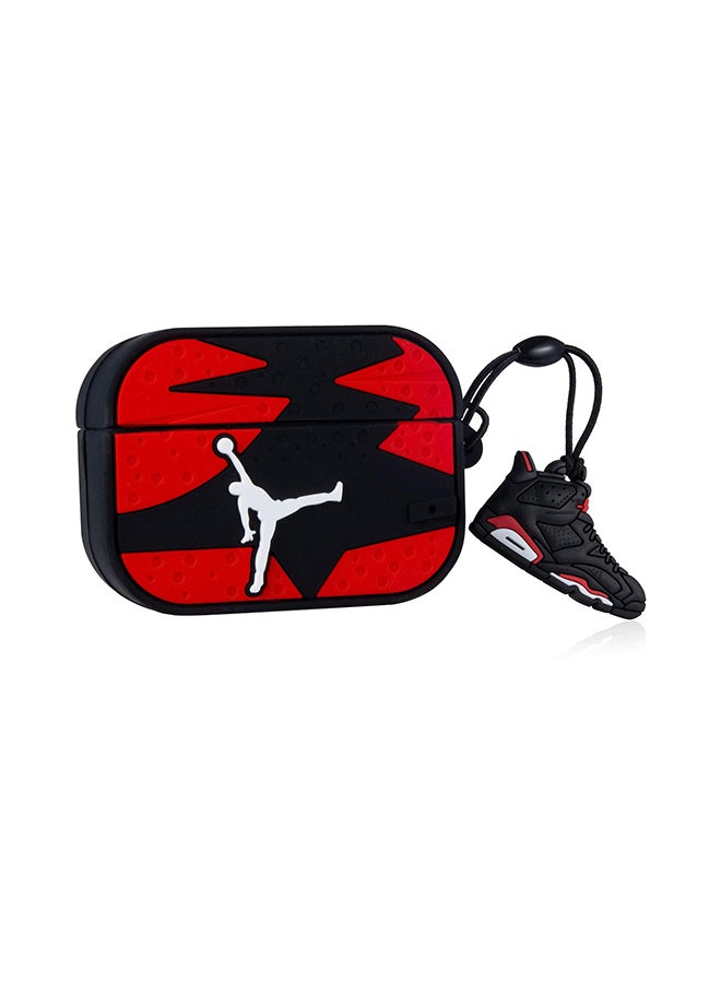 Jordan Shoes Shaped Cartoon Case Cover For Apple AirPods Pro Red/Black - v1581062564/N34150824A_1