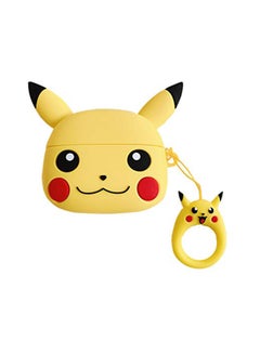 Aimax Pikachu Cartoon Case Cover For Apple AirPods Pro Yellow  - Image 1