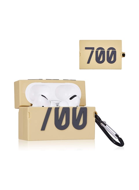 Aimax 700 Yeezy Cartoon Case Cover For Apple AirPods Pro Beige