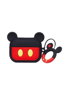 Black Mickey Cartoon Case Cover For Apple AirPods Pro Multicolour