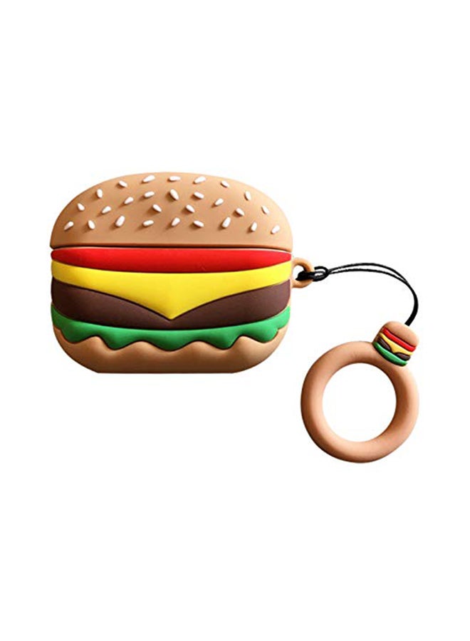 Aimax Hamburger Cartoon Case Cover For Apple AirPods Pro Multicolour  - Image 1