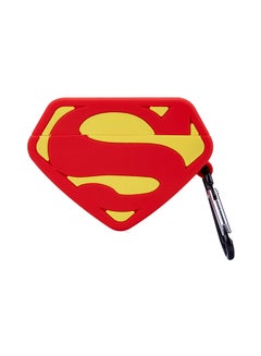 Super Man Logo Cartoon Case Cover For Apple AirPods Pro Red/Yellow
