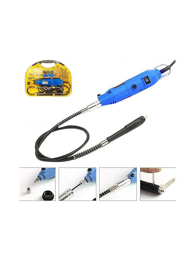 Rubik Keyless Chuck And Flex Shaft Rotary Tool Kit Multicolour 13x11cm - Image 5