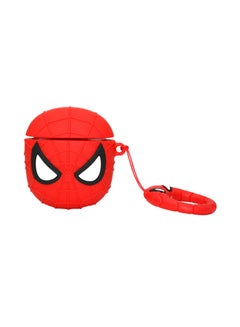 Aimax Super Hero Spider Man 3D Cartoon Case Cover For Apple AirPods Red  - Image 1
